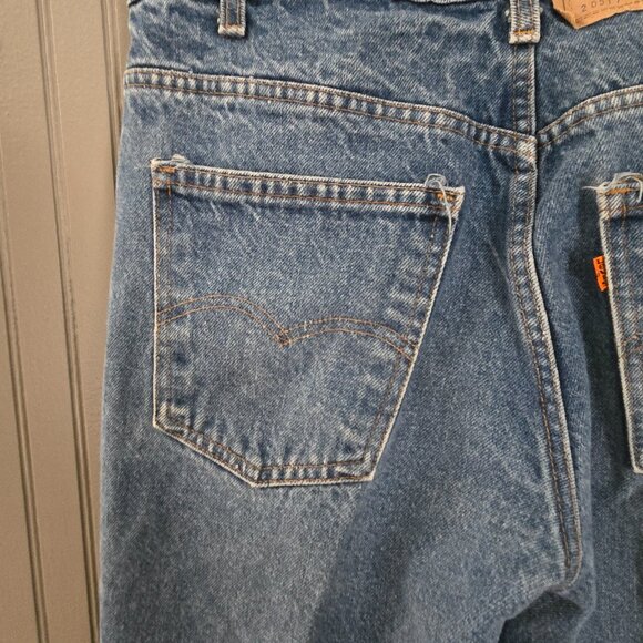 LEVIS Vintage 1981 Orange Tab 517 Jeans Size 33x32 20517-0217 - Picture 9 of 16